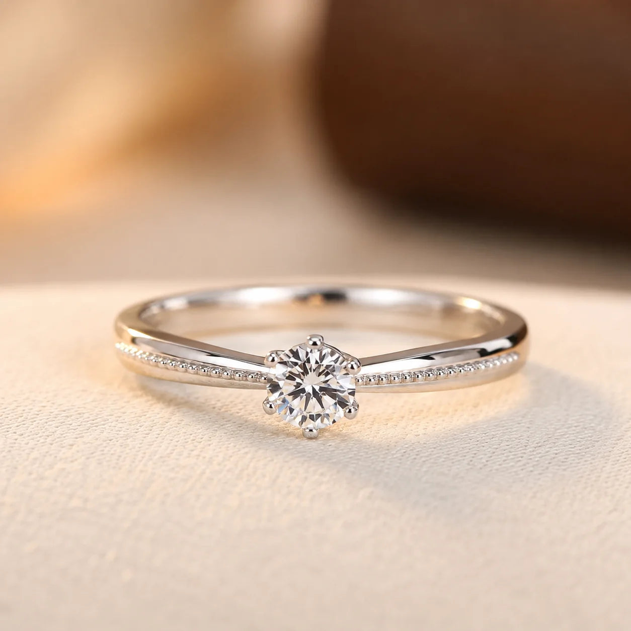 Clara Signature Solitaire Ring 0