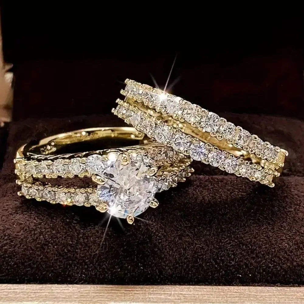 Eternal Radiance Diamond Ring Set 0