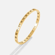 Gold Bangle Bracelet - Elegant Minimalist Design for Women, Perfect for Everyday Wear and Layering 0