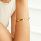 Gold Bangle Bracelet - Elegant Minimalist Design for Women, Perfect for Everyday Wear and Layering 1