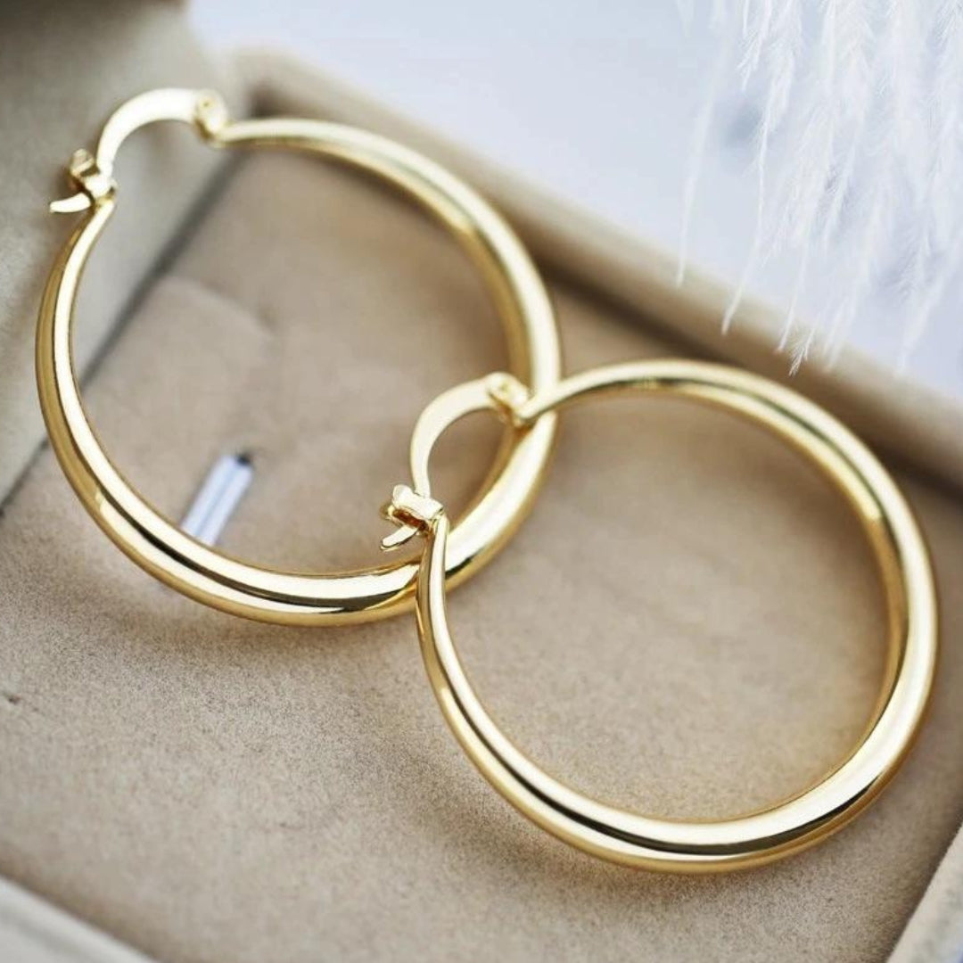 Gold Bold Earrings - Statement Jewelry for Women, Elegant Design for Everyday Glamour 0