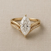 Gold Crown Ring with Delicate Drop Design for Women - Elegant Statement Jewelry 1