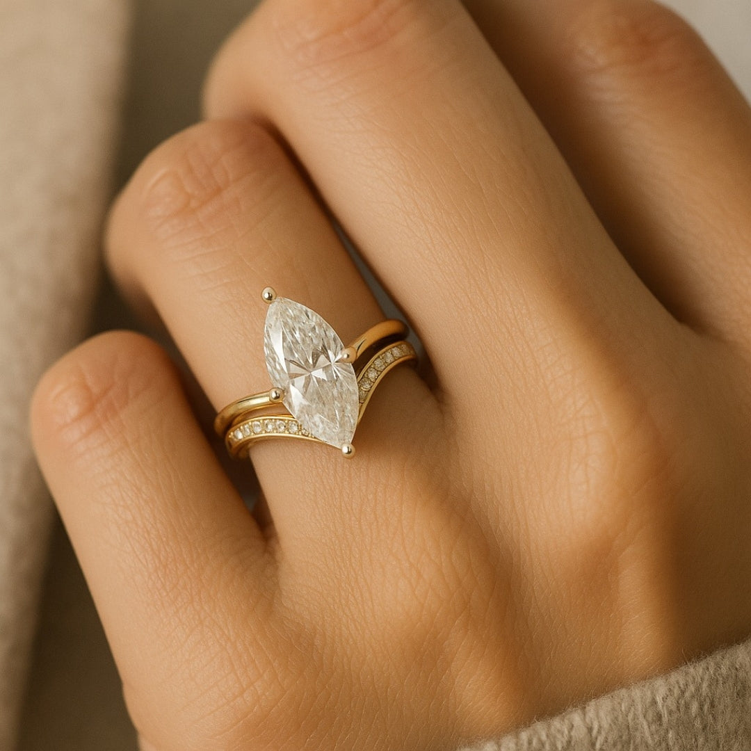 Gold Crown Ring with Delicate Drop Design for Women - Elegant Statement Jewelry 2