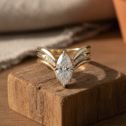 Gold Crown Ring with Delicate Drop Design for Women - Elegant Statement Jewelry 4
