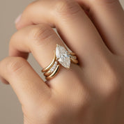 Gold Crown Ring with Delicate Drop Design for Women - Elegant Statement Jewelry 5