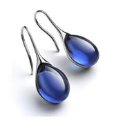 Gold Crystal Drop Earrings for Women 3