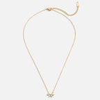 Gold Crystal Leaf Necklace for Women 4