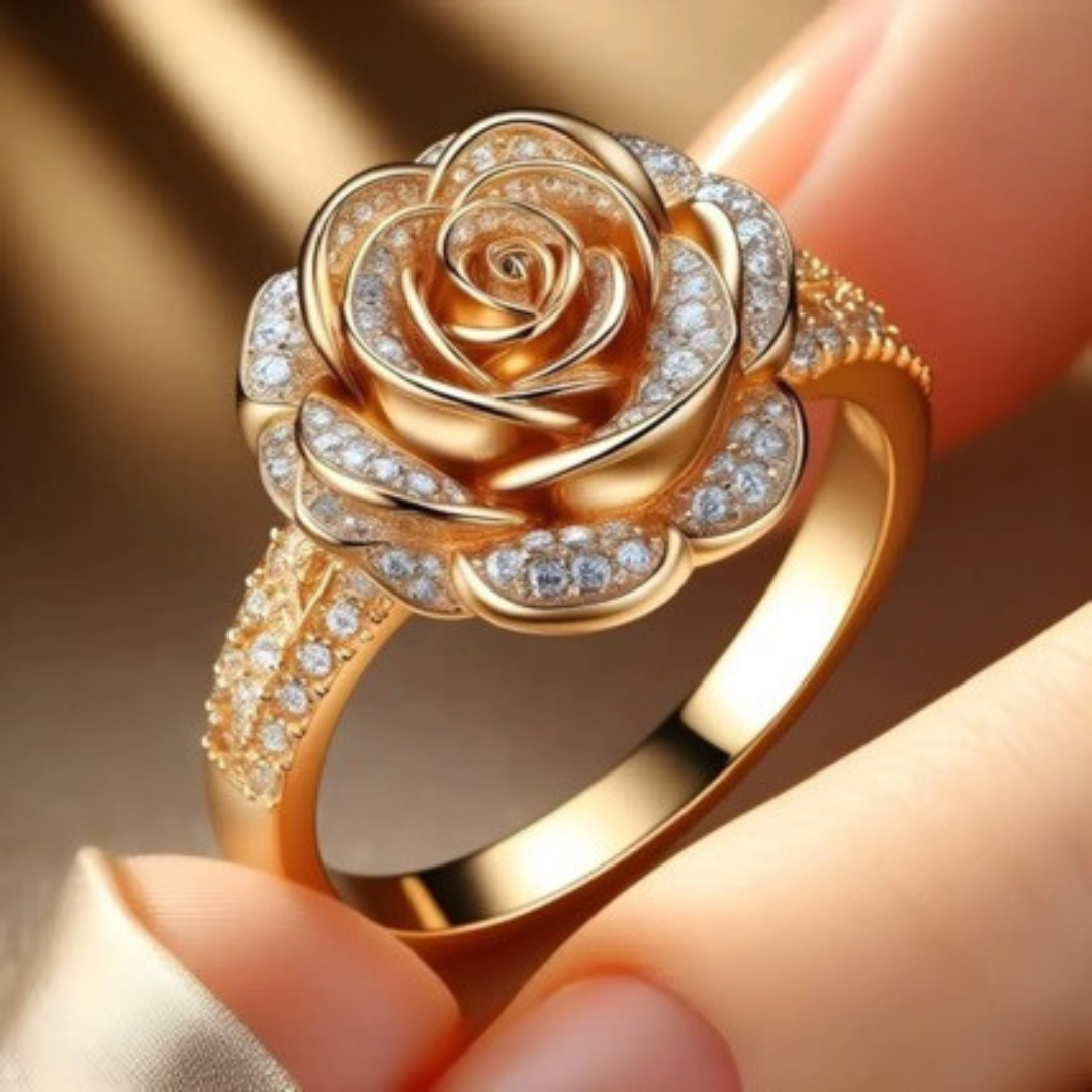 Gold Floral Ring for Women - Dainty Flower Design, Elegant Jewelry for Everyday Wear 0