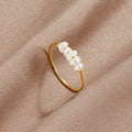 Gold Freshwater Pearl Ring for Women 0