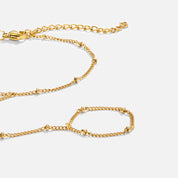 Gold Hand Chain Bracelet - Elegant Dainty Design for Women, Perfect for Everyday Wear 1