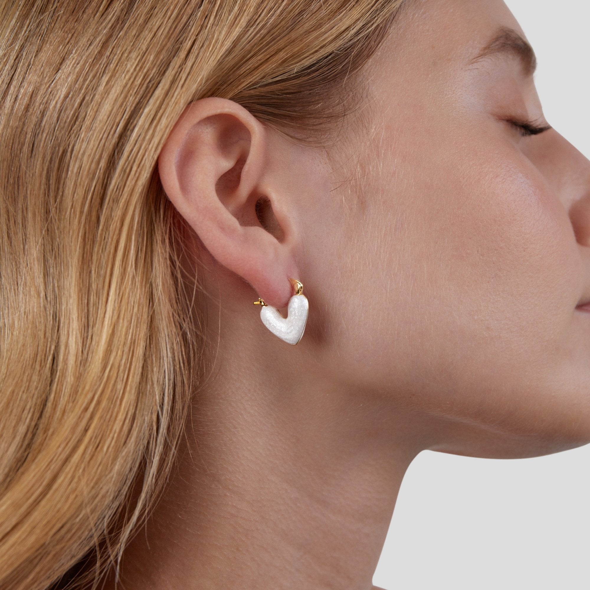 Gold Heart Earrings - Dainty Everyday Jewelry for Women, Perfect Gift for Her 1