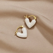 Gold Heart Earrings - Dainty Everyday Jewelry for Women, Perfect Gift for Her 2