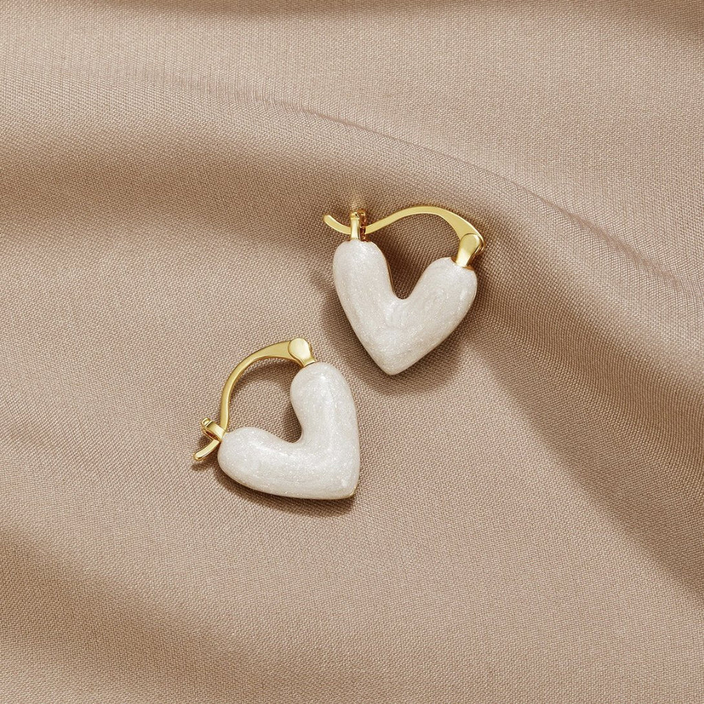 Gold Heart Earrings - Dainty Everyday Jewelry for Women, Perfect Gift for Her 2