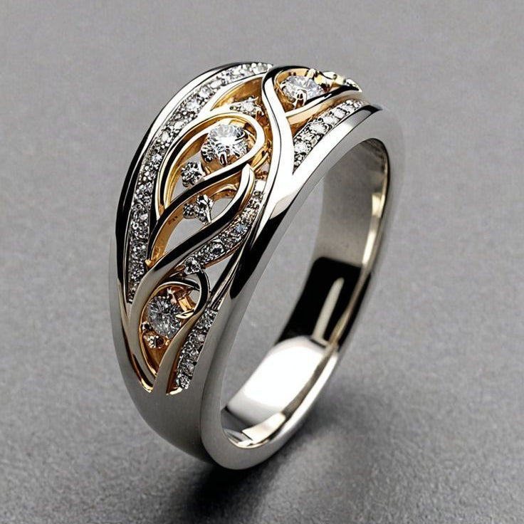 Gold Hollow Ring for Women - Minimalist Style 0