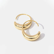 Gold Hoop Earrings - Dainty Drop Design for Everyday Elegance - Perfect Gift for Women 4