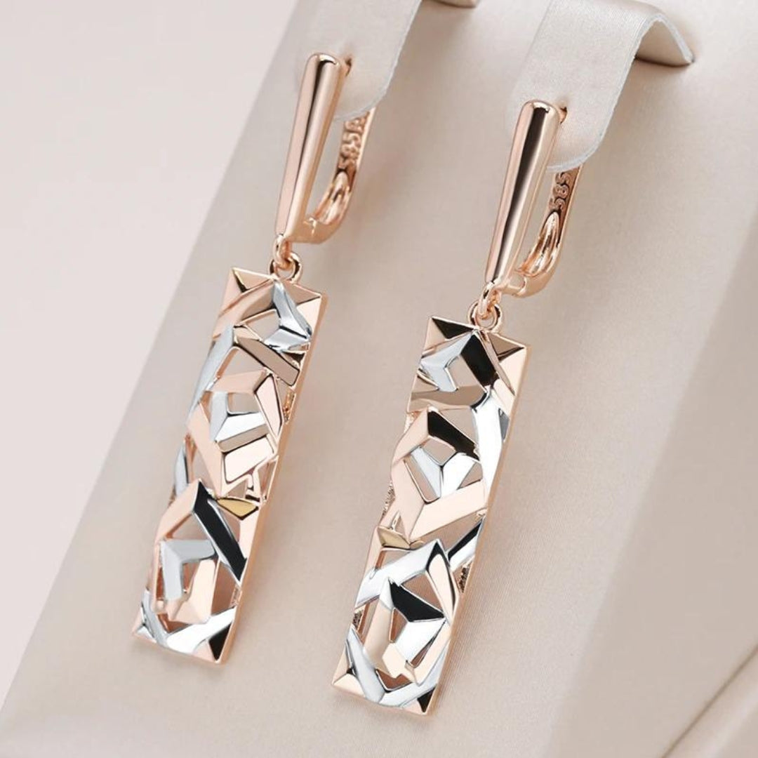 Gold Hoop Earrings with Crystal Accents - Dainty Everyday Jewelry for Women 0