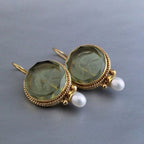 Gold Hoop Earrings with Crystal Detail - Elegant Everyday Jewelry for Women 0
