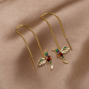 Gold Hummingbird Earrings - Dainty Design for Women, Elegant Everyday Jewelry  

Gold Dainty Hummingbird Earrings for Women - Charming Nature-Inspired Jewelry  

Gold Hummingbird Earrings for Women - Delicate and Whimsical Everyday Style 0