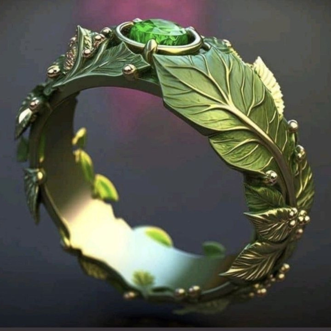 Gold Leaf Ring - Dainty Nature-Inspired Design for Women - Everyday Wear 0