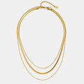 Gold Multi-Layered Necklace, Elegant Layering Design for Women - Perfect Everyday Accessory 0