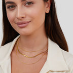 Gold Multi-Layered Necklace, Elegant Layering Design for Women - Perfect Everyday Accessory 1