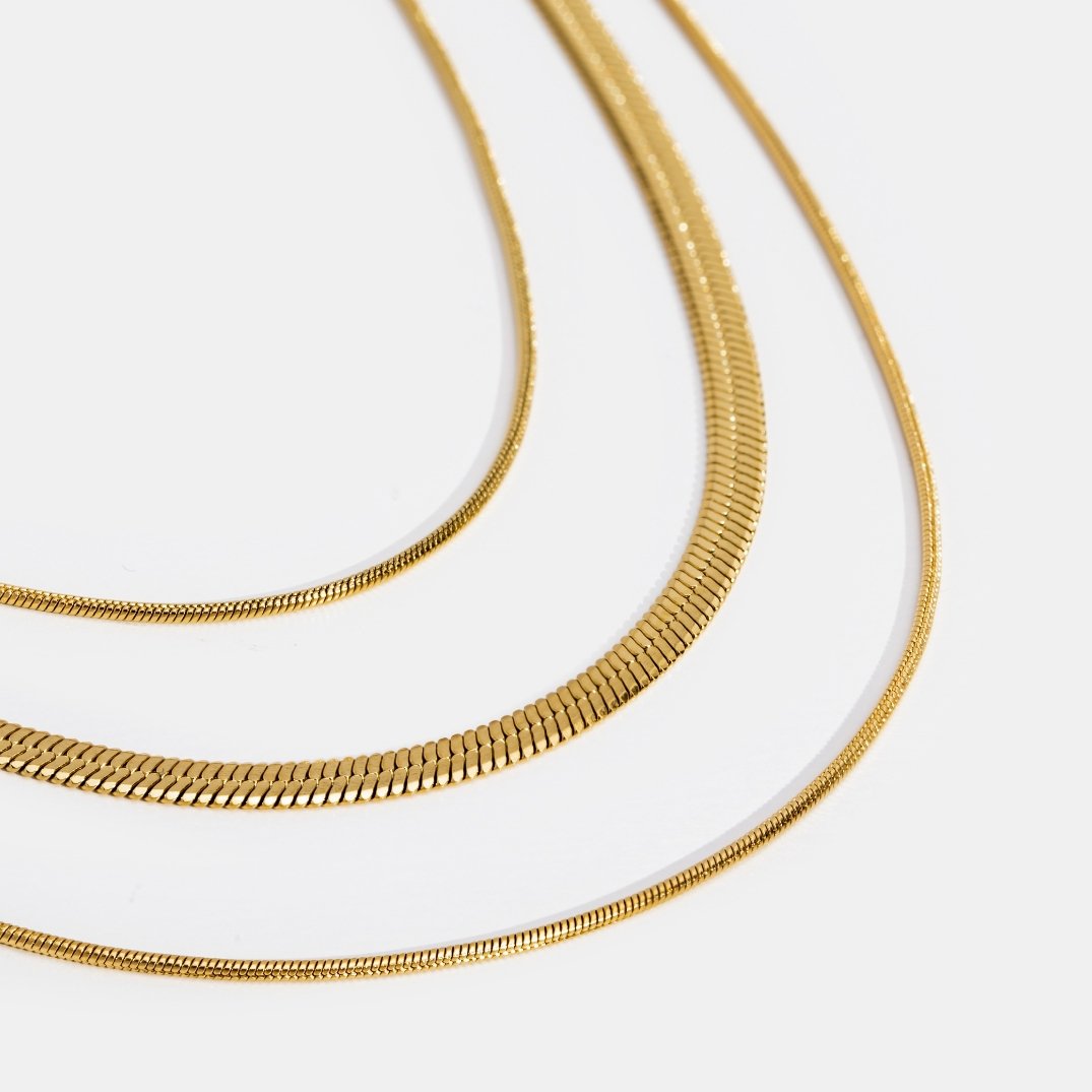 Gold Multi-Layered Necklace, Elegant Layering Design for Women - Perfect Everyday Accessory 4