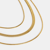 Gold Multi-Layered Necklace, Elegant Layering Design for Women - Perfect Everyday Accessory 4