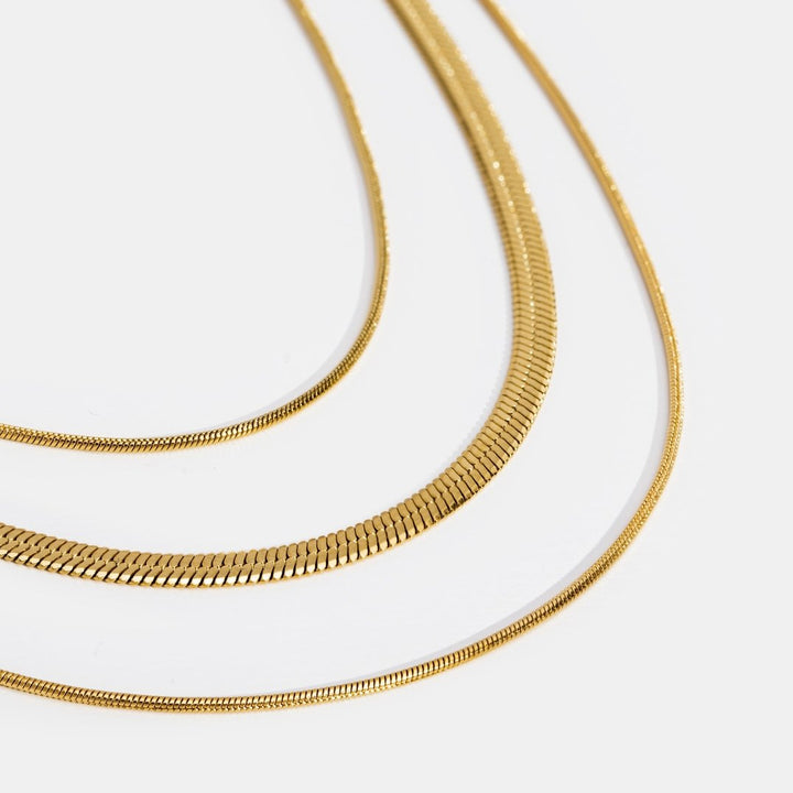 Gold Multi-Layered Necklace, Elegant Layering Design for Women - Perfect Everyday Accessory 4