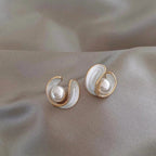 Gold Opal Earrings for Women - Dainty Style 0