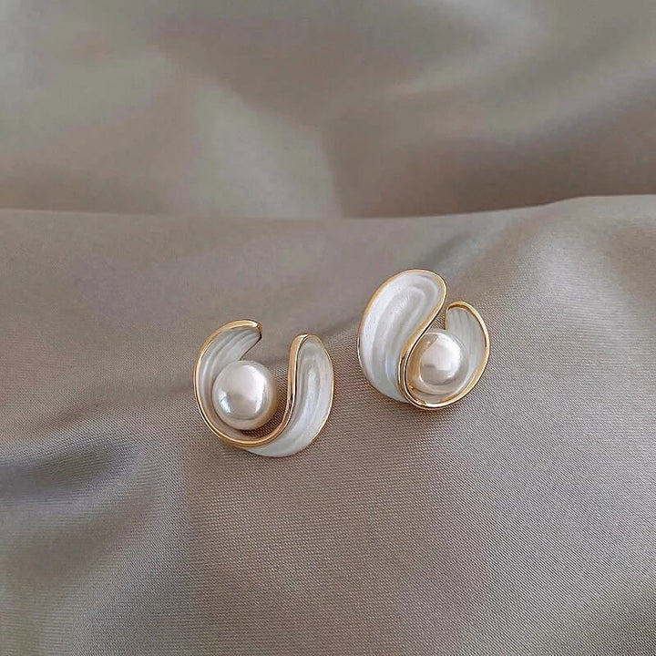 Gold Opal Earrings for Women - Dainty Style 0