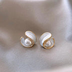 Gold Opal Earrings for Women - Dainty Style 1