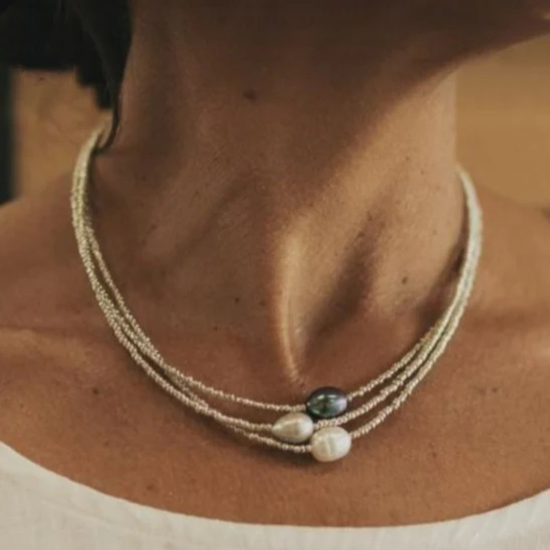 Gold Pearl Charm Necklace - Elegant Everyday Jewelry for Women 0