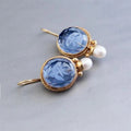 Gold Pearl Earrings for Women - Classic Style 0