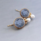 Gold Pearl Earrings for Women - Classic Style 2