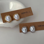 Gold Pearl Earrings for Women - Elegant Design 2
