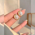 Gold Pearl Earrings for Women - Elegant Design 3