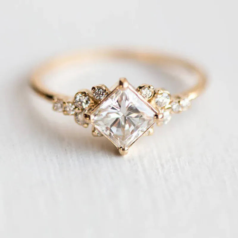 Gold Queen Ring with Elegant Design for Women 0