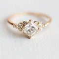 Gold Queen Ring with Elegant Design for Women 0