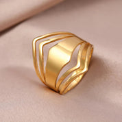 Gold Statement Ring for Women - Elegant Design 0