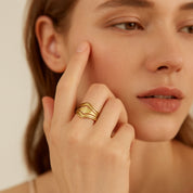 Gold Statement Ring for Women - Elegant Design 1