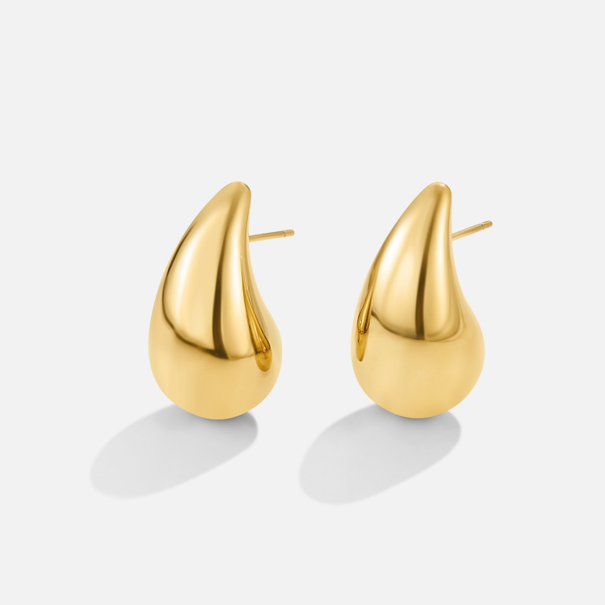 Gold Teardrop Earrings - Elegant Dainty Design for Women, Perfect for Everyday Wear or Special Occasions 3