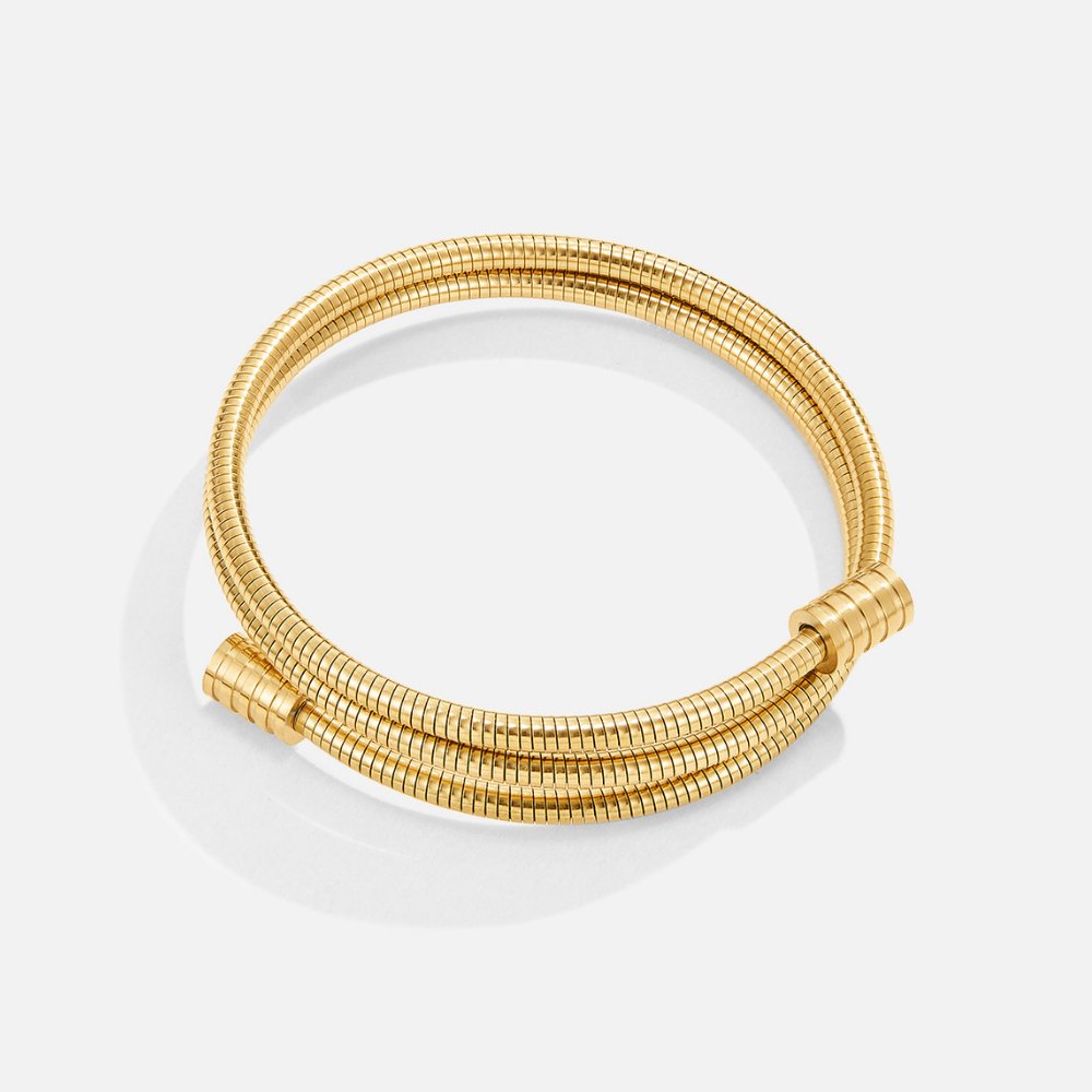 Gold Twisted Bracelet - Dainty Modern Design for Everyday Wear - Perfect Gift for Women  

Gold Twisted Bracelet - Elegant Minimalist Style for Layering - Ideal Gift for Her  

Gold Twisted Bracelet - Stylish Everyday Accessory - Thoughtful Gift for Women 2