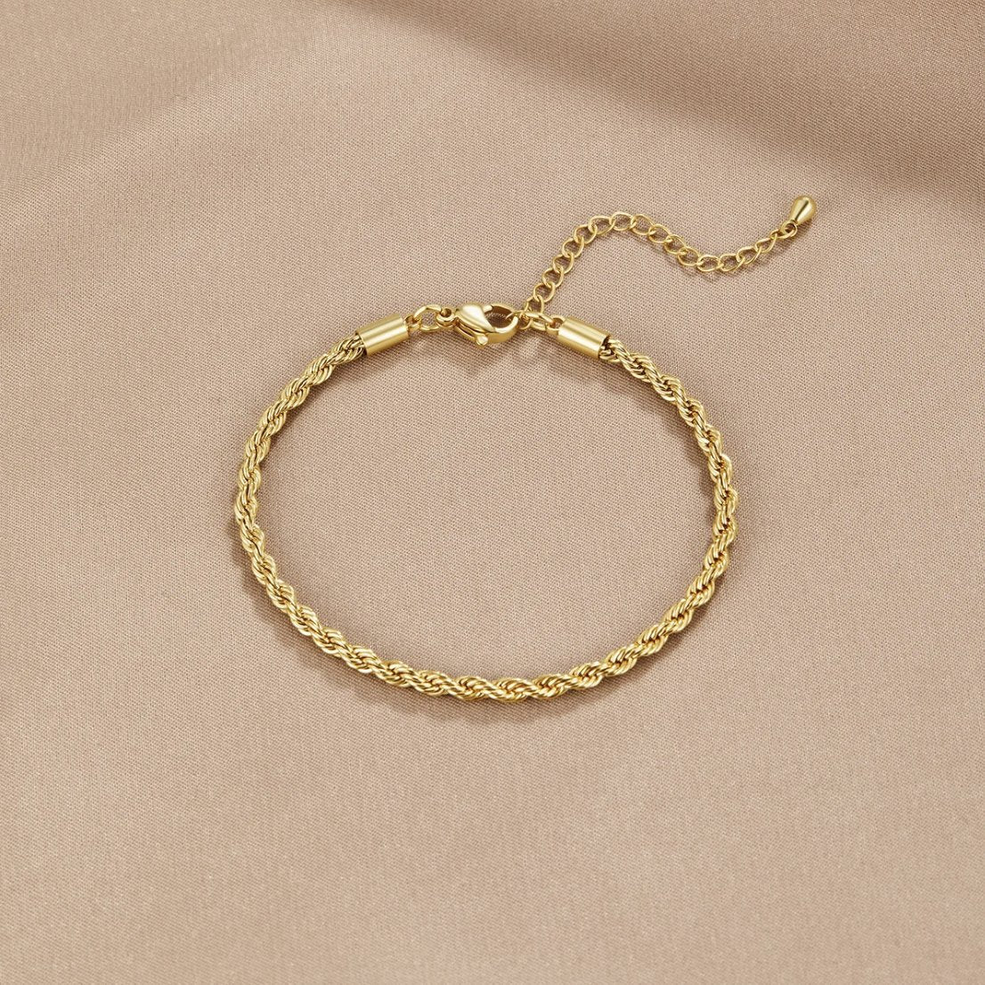 Gold Twisted Bracelet - Elegant Minimalist Design for Women - Perfect for Everyday Wear or Gift 2