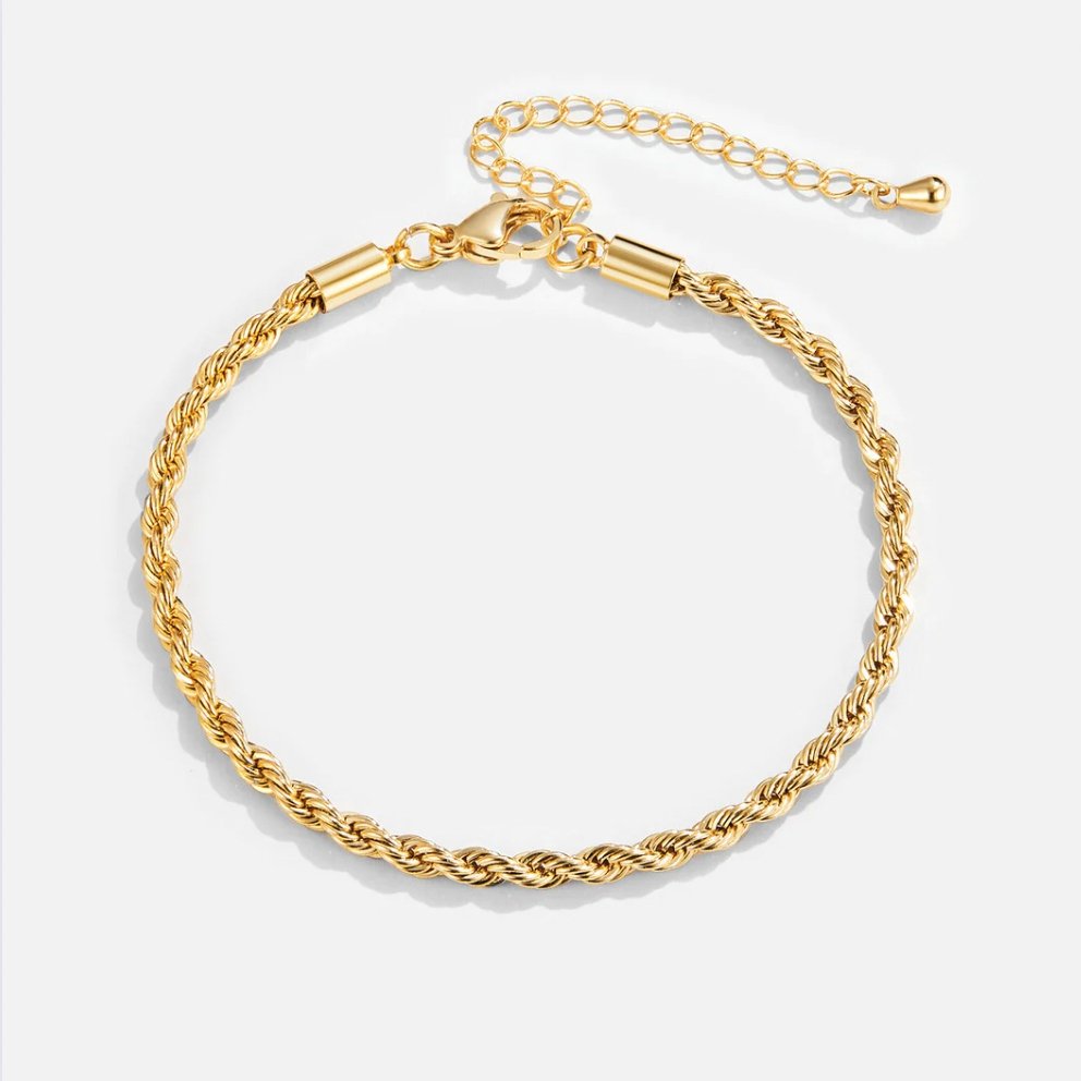 Gold Twisted Bracelet - Elegant Minimalist Design for Women - Perfect for Everyday Wear or Gift 4