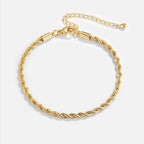 Gold Twisted Bracelet - Elegant Minimalist Design for Women - Perfect for Everyday Wear or Gift 4