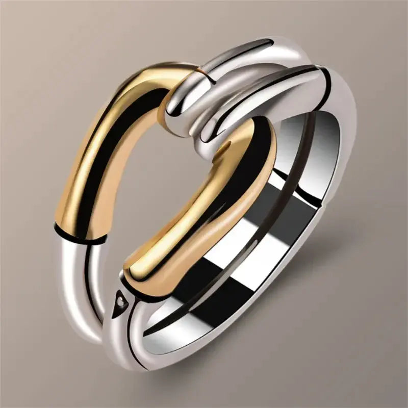 Gold Vintage Knot Ring for Women - Elegant Everyday Accessory, Perfect for Layering or Gifting 0