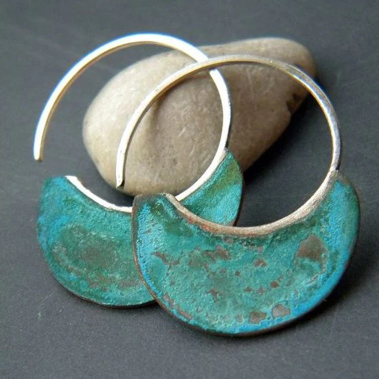 Gold Vintage Turquoise Earrings for Women - Elegant Statement Jewelry for Everyday Wear 0