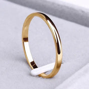 Gold and Silver Simple Ring for Women 0