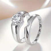 Heart Halo Duo Ring 3