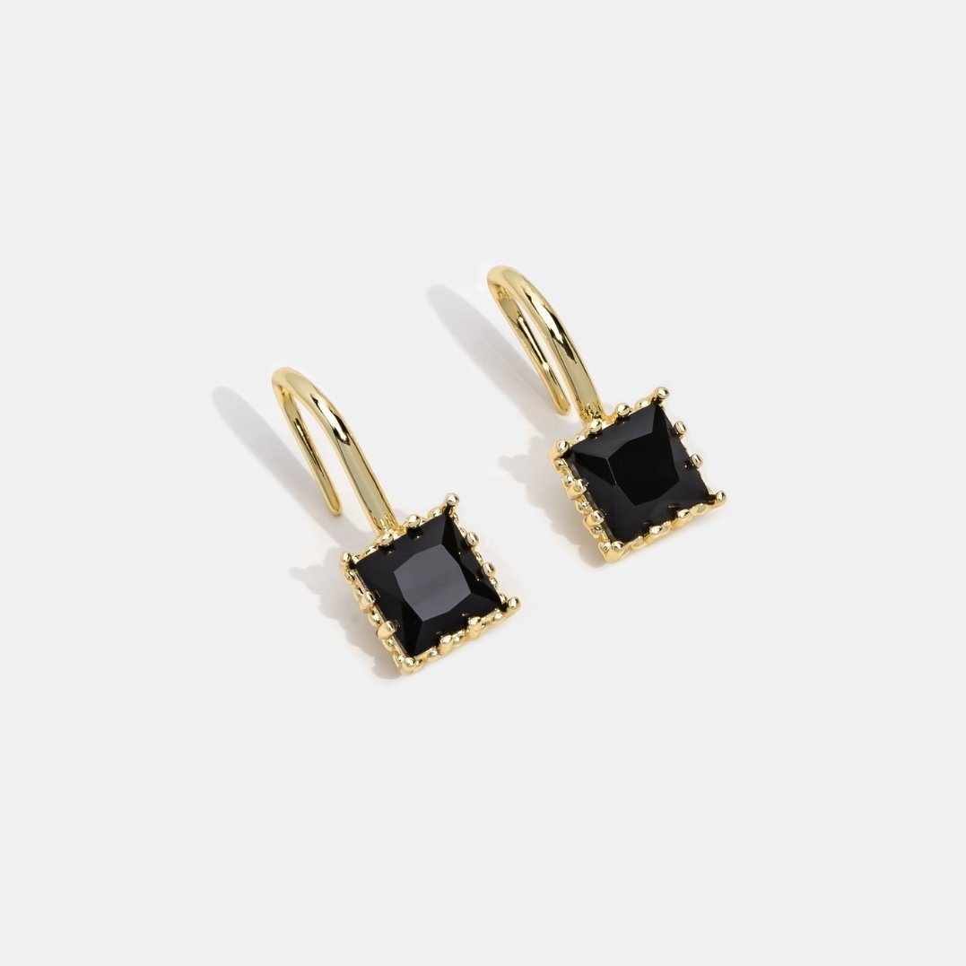 Silver Crystal Drop Earrings for Women - Dainty Elegance for Everyday Wear 7